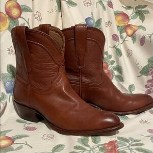 Tecovas Brown Ankle Boots